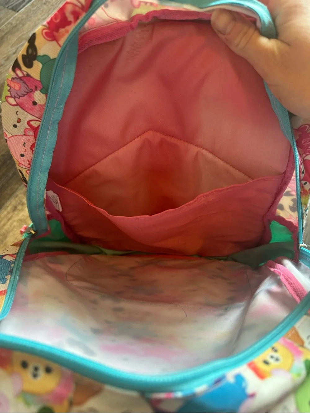 Squishmallows Owl Backpack for girls 16” by 12”